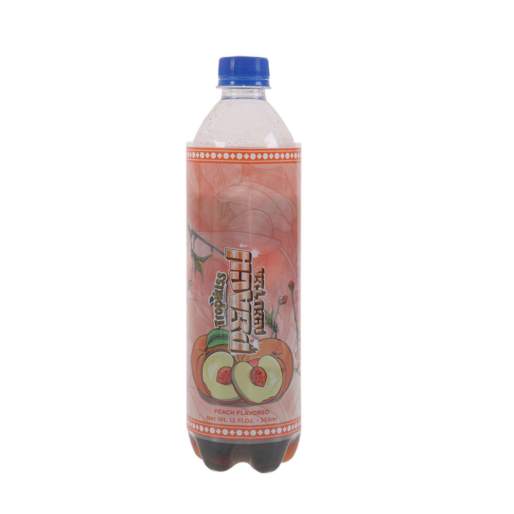 Beverage bottle package label